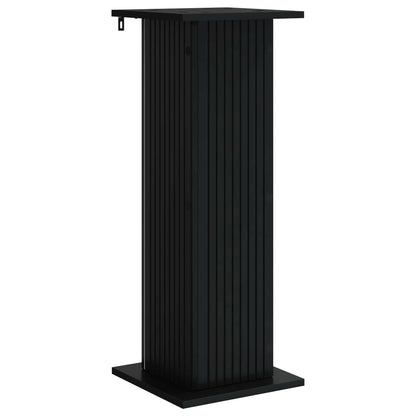 Plant Stand Black 30.5 x 30 x 80.5 cm Engineered Wood