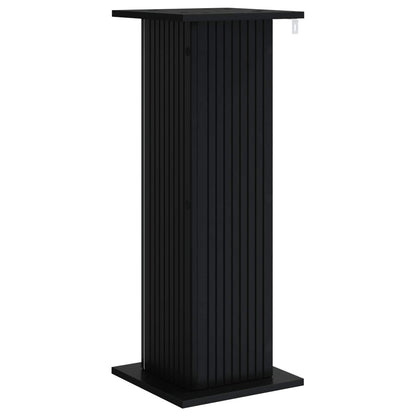 Plant Stand Black 30.5 x 30 x 80.5 cm Engineered Wood