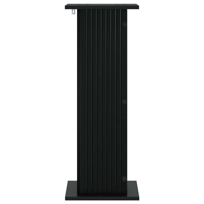 Plant Stand Black 30.5 x 30 x 80.5 cm Engineered Wood