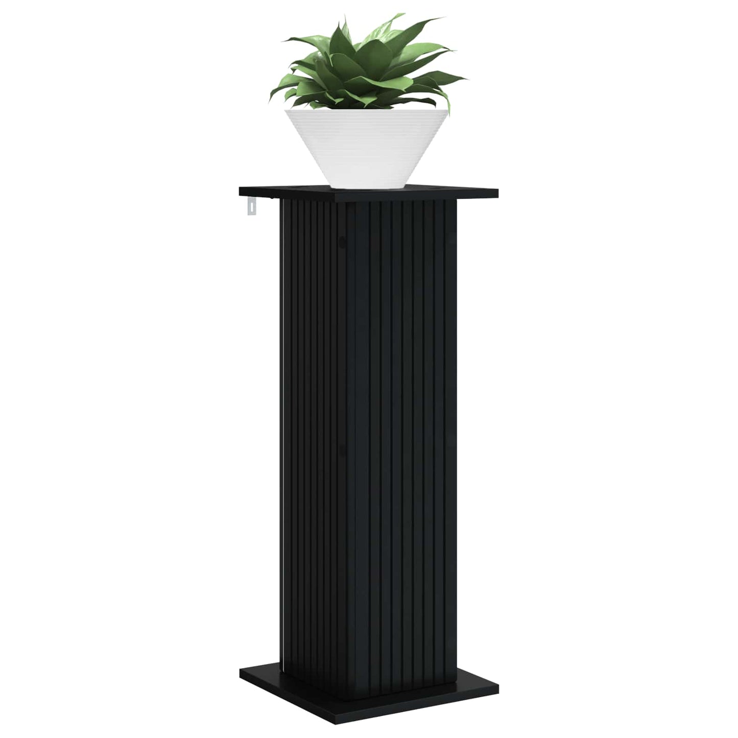 Plant Stand Black 30.5 x 30 x 80.5 cm Engineered Wood