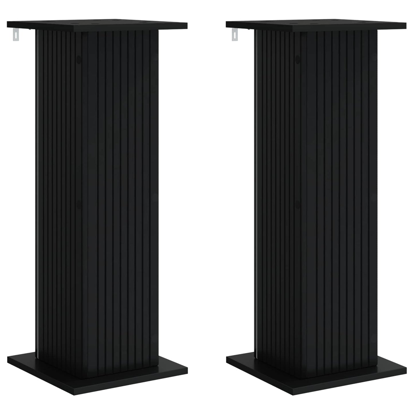 Plant Stand 2 pcs Black 30.5 x 30 x 80.5 cm Engineered Wood