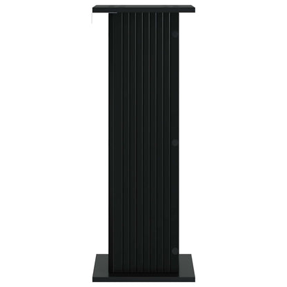 Plant Stand 2 pcs Black 30.5 x 30 x 80.5 cm Engineered Wood