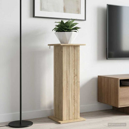 Plant Stand Sonoma Oak 30.5 x 30 x 80.5 cm Engineered Wood