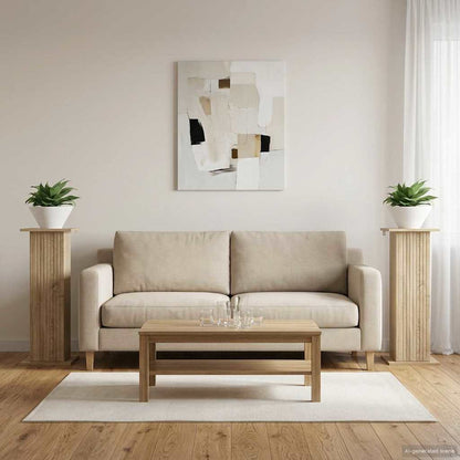 Plant Stand 2 pcs Sonoma Oak 30.5 x 30 x 80.5 cm