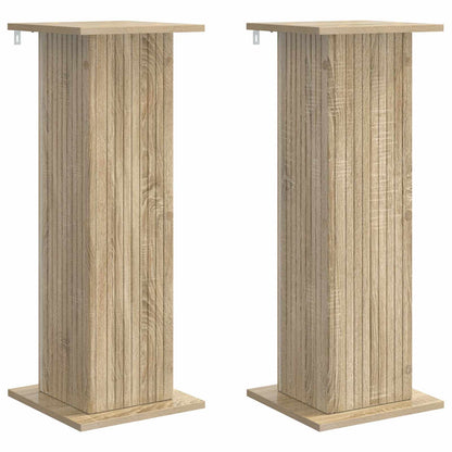 Plant Stand 2 pcs Sonoma Oak 30.5 x 30 x 80.5 cm