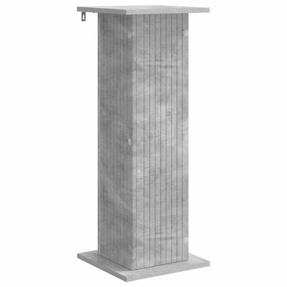 Plant Stand Concrete Grey 30.5 x 30 x 80.5 cm Engineered Wood
