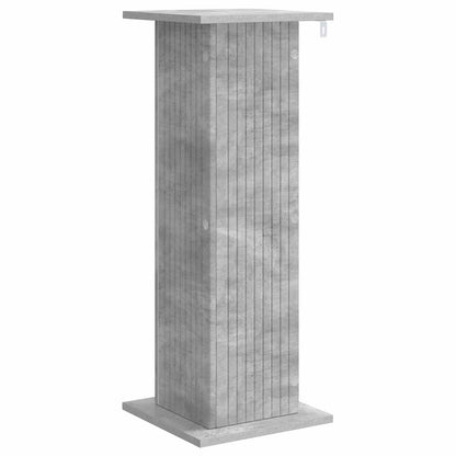 Plant Stand Concrete Grey 30.5 x 30 x 80.5 cm Engineered Wood