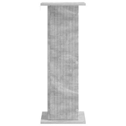 Plant Stand Concrete Grey 30.5 x 30 x 80.5 cm Engineered Wood