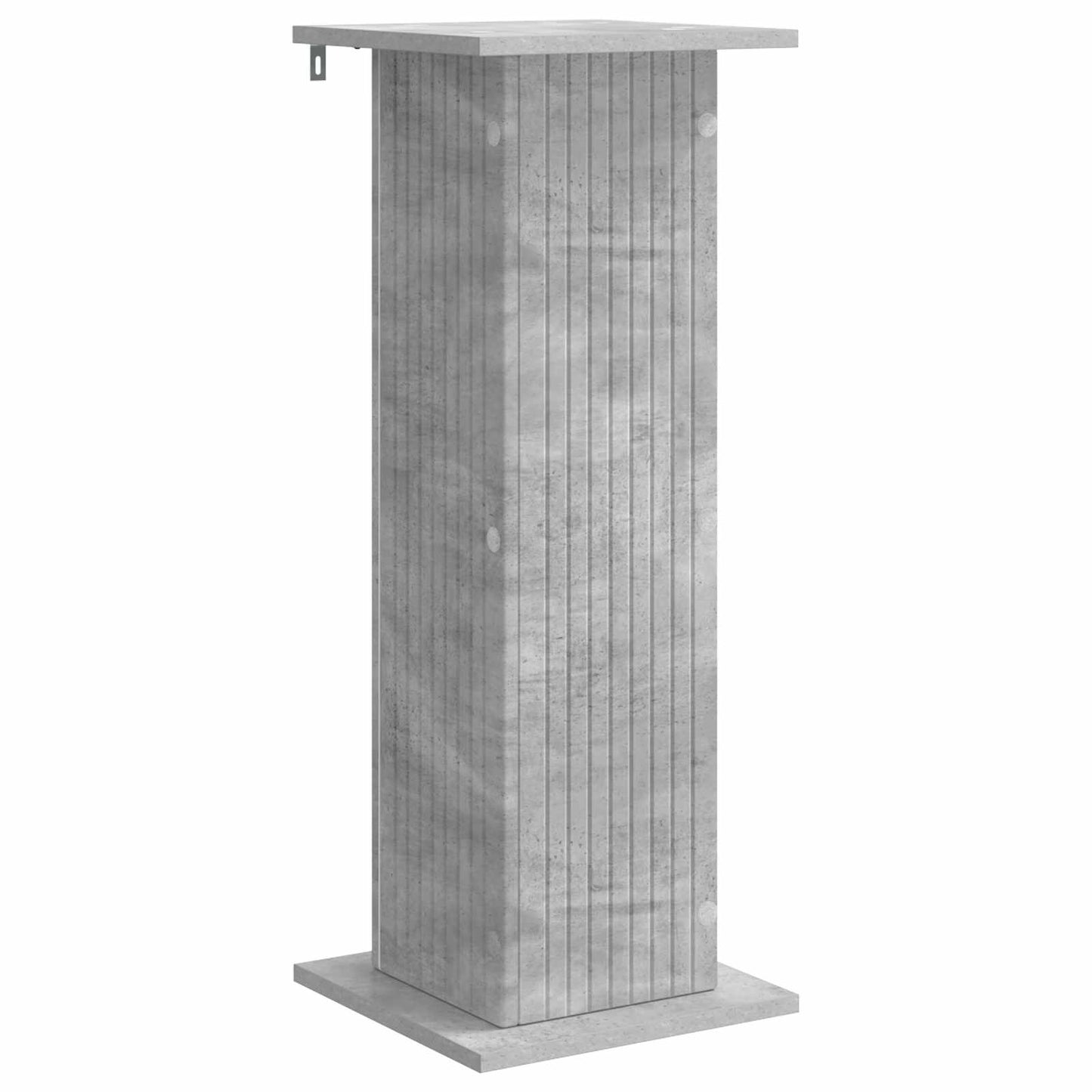 Plant Stand 2 pcs Concrete Grey 30.5 x 30 x 80.5 cm