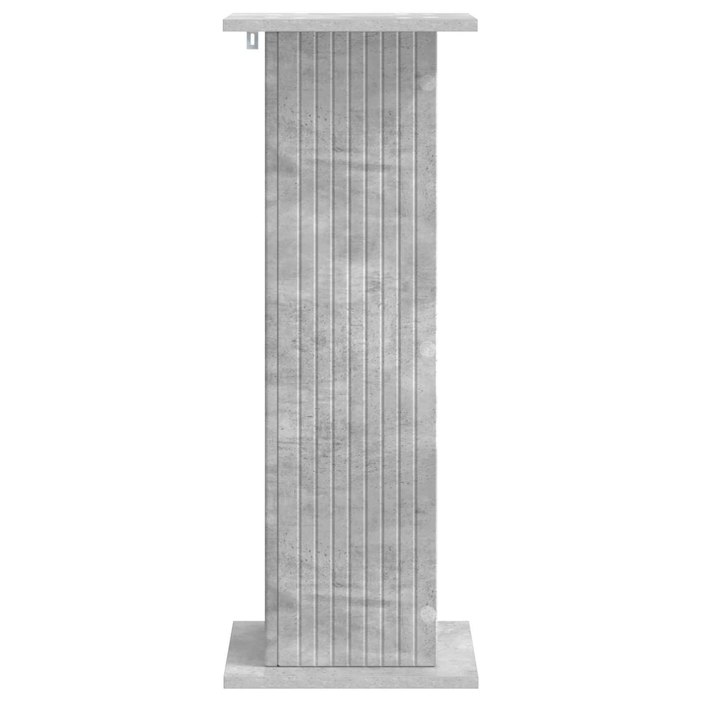 Plant Stand 2 pcs Concrete Grey 30.5 x 30 x 80.5 cm