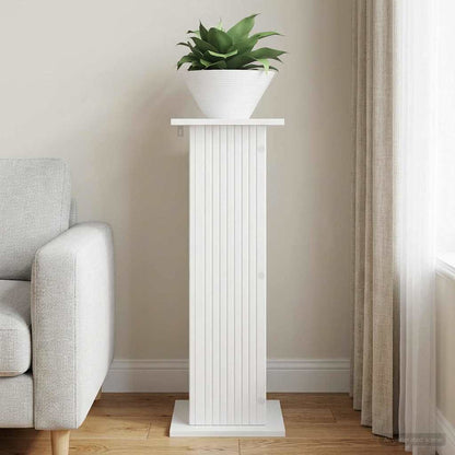 Plant Stand High Gloss White 30.5 x 30 x 80.5 cm