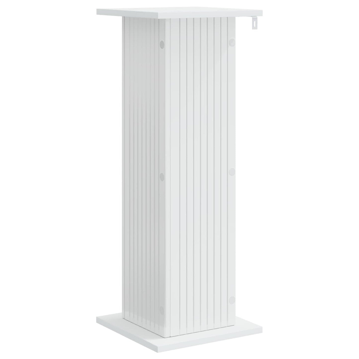 Plant Stand High Gloss White 30.5 x 30 x 80.5 cm