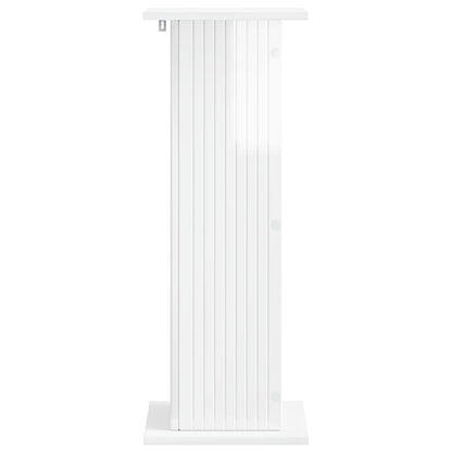 Plant Stand High Gloss White 30.5 x 30 x 80.5 cm