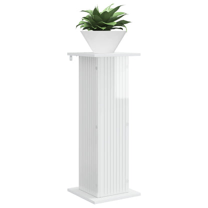 Plant Stand High Gloss White 30.5 x 30 x 80.5 cm