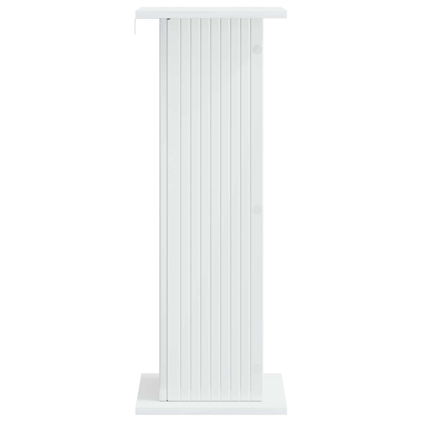 Plant Stand 2 pcs High Gloss White 30.5 x 30 x 80.5 cm