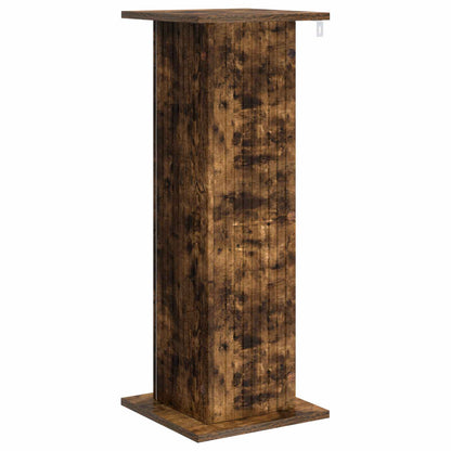 Plant Stand Smoked Oak 30.5 x 30 x 80.5 cm Engineered Wood