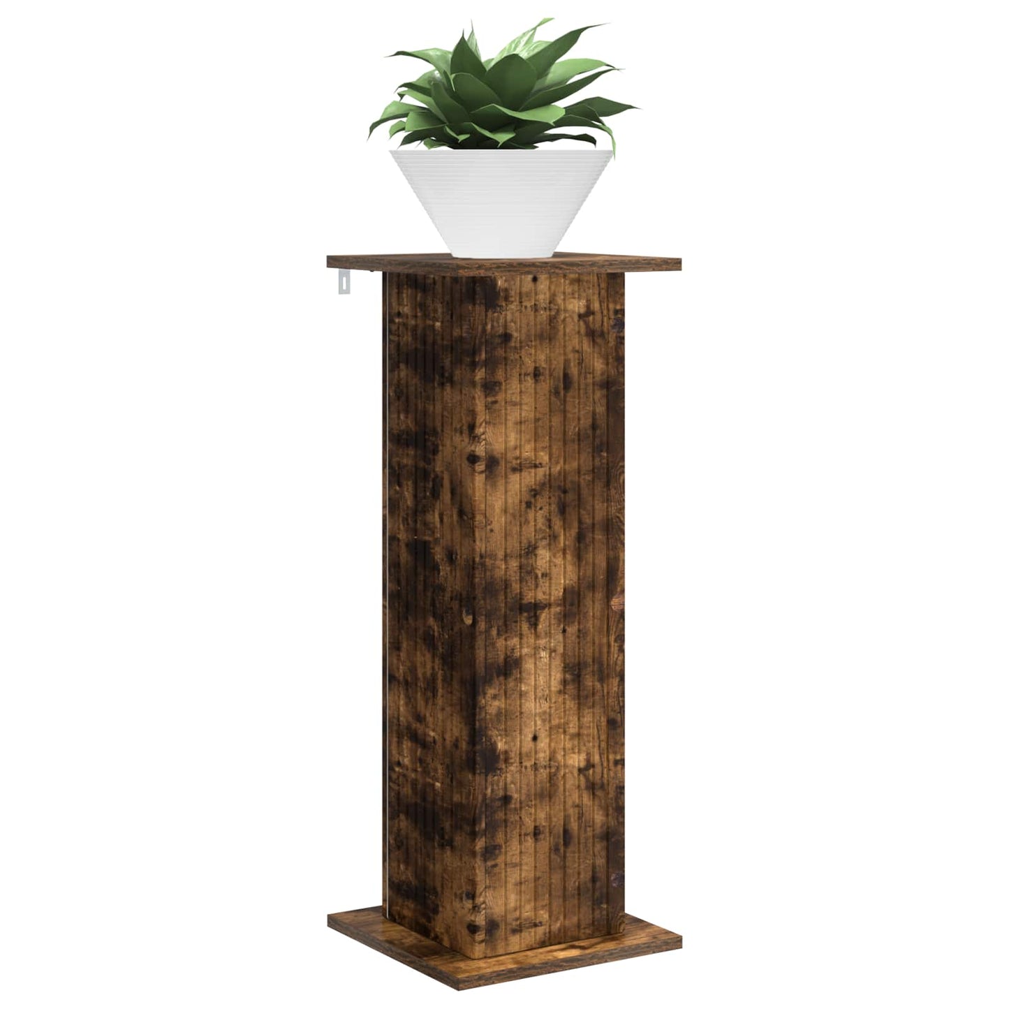 Plant Stand Smoked Oak 30.5 x 30 x 80.5 cm Engineered Wood