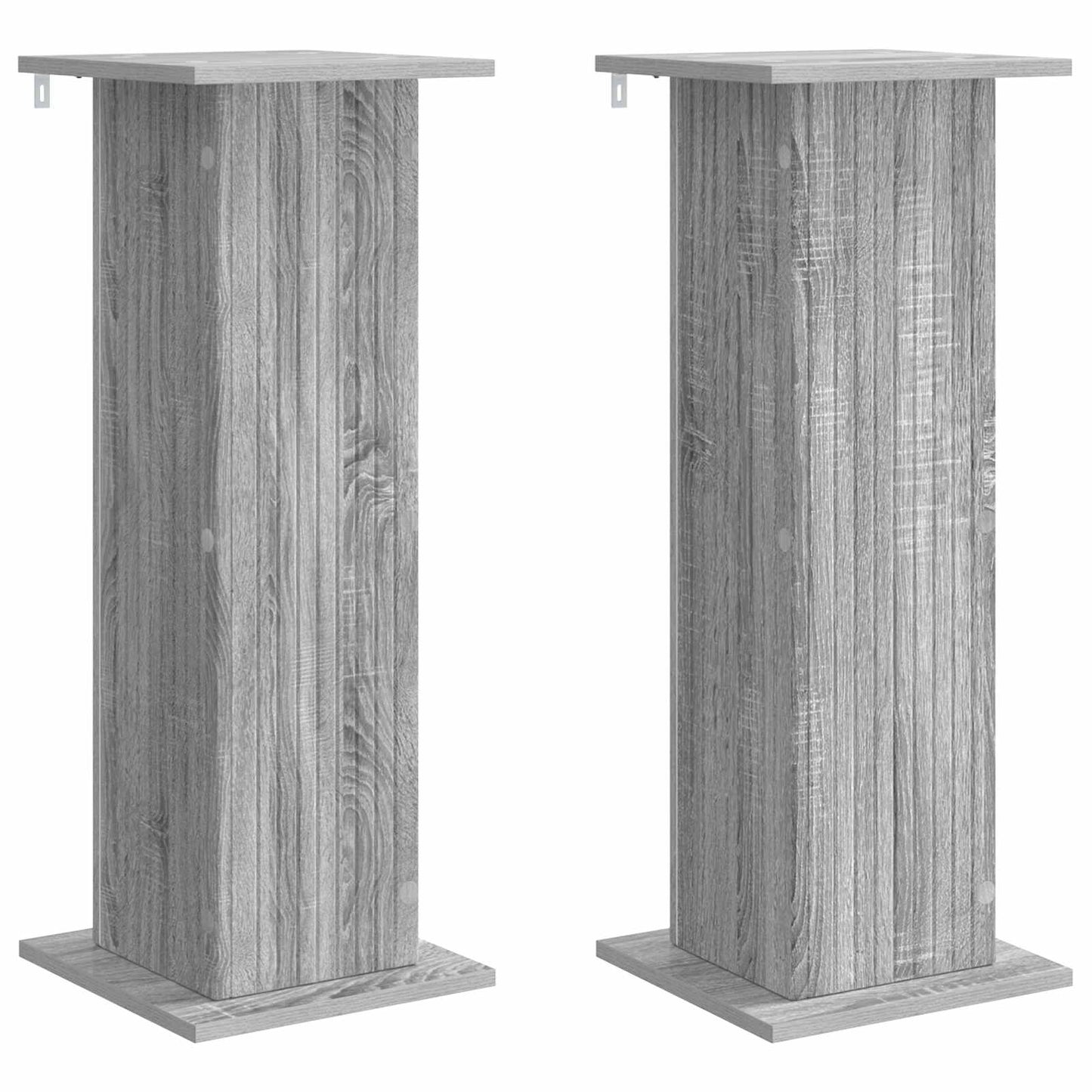 Plant Stand 2 pcs Grey Sonoma 30.5 x 30 x 80.5 cm