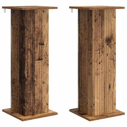 Plant Stand 2 pcs Old Wood 30.5 x 30 x 80.5 cm Engineered Wood