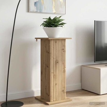 Plant Stand Artisan Oak 30.5 x 30 x 80.5 cm Engineered Wood
