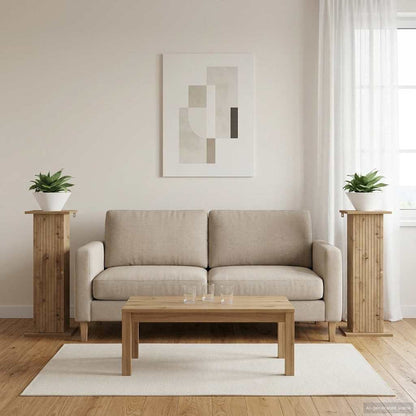 Plant Stand 2 pcs Artisan Oak 30.5 x 30 x 80.5 cm