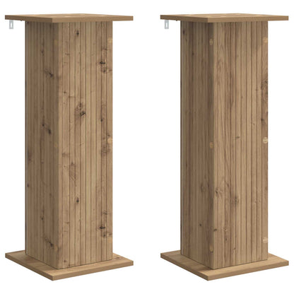 Plant Stand 2 pcs Artisan Oak 30.5 x 30 x 80.5 cm