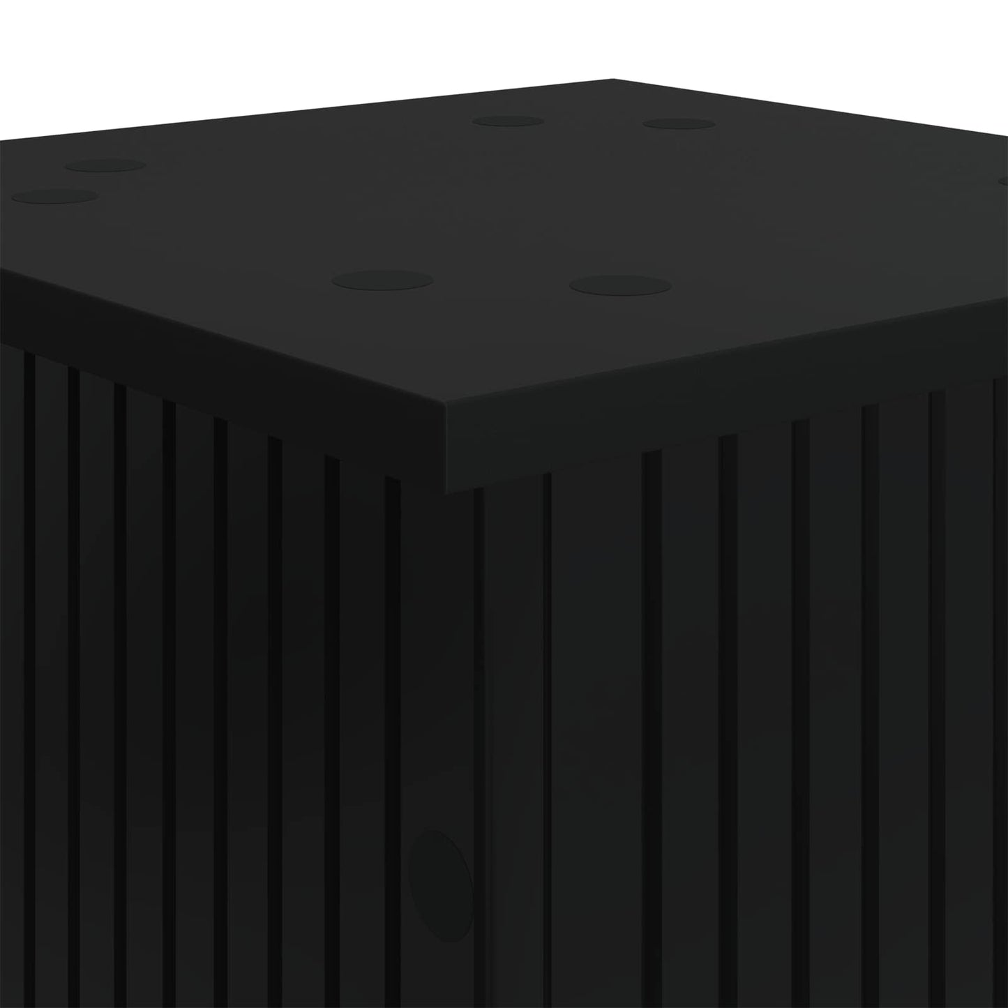 Plant Stand Black 30.5 x 30 x 60.5 cm Engineered Wood