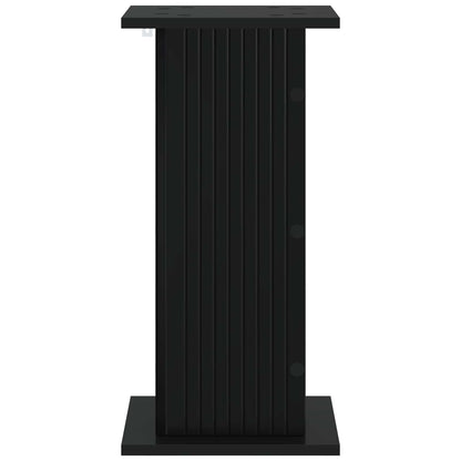 Plant Stand 2 pcs Black 30.5 x 30 x 60.5 cm Engineered Wood