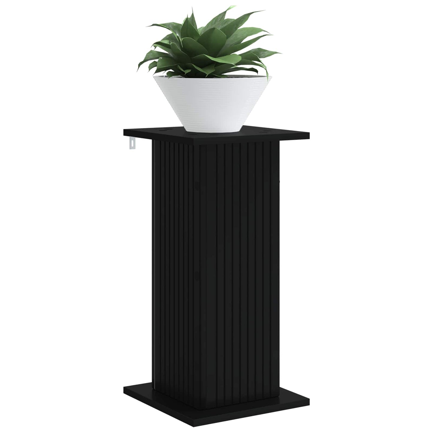 Plant Stand 2 pcs Black 30.5 x 30 x 60.5 cm Engineered Wood