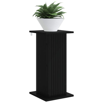 Plant Stand 2 pcs Black 30.5 x 30 x 60.5 cm Engineered Wood