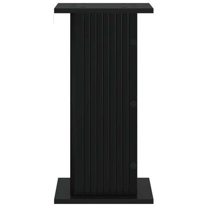 Plant Stand 2 pcs Black 30.5 x 30 x 60.5 cm Engineered Wood