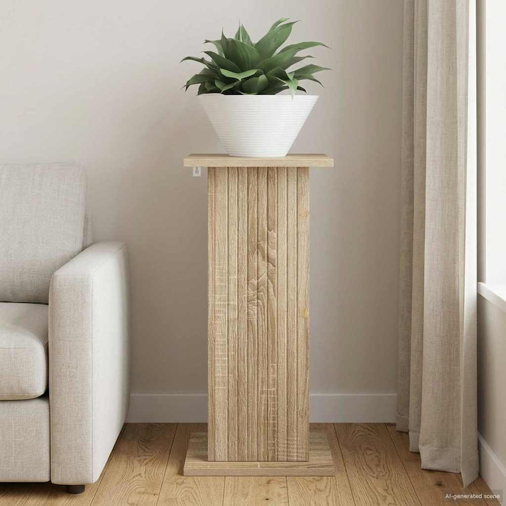 Plant Stand Sonoma Oak 30.5 x 30 x 60.5 cm Engineered Wood