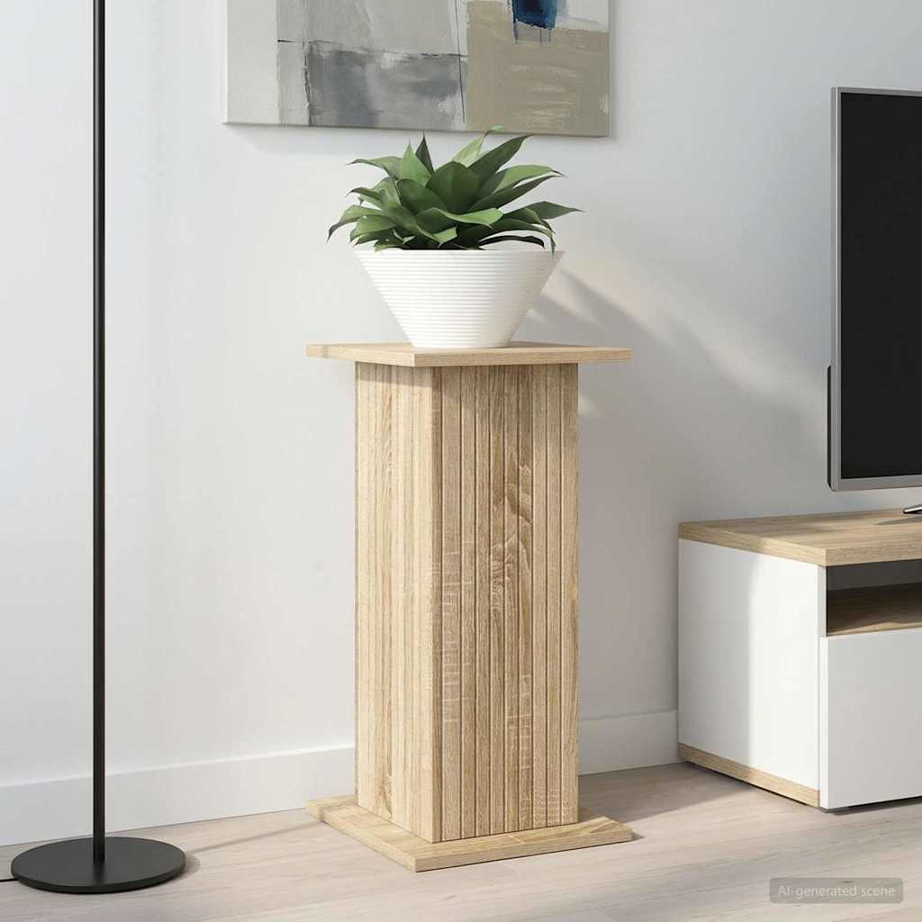 Plant Stand 2 pcs Sonoma Oak 30.5 x 30 x 60.5 cm