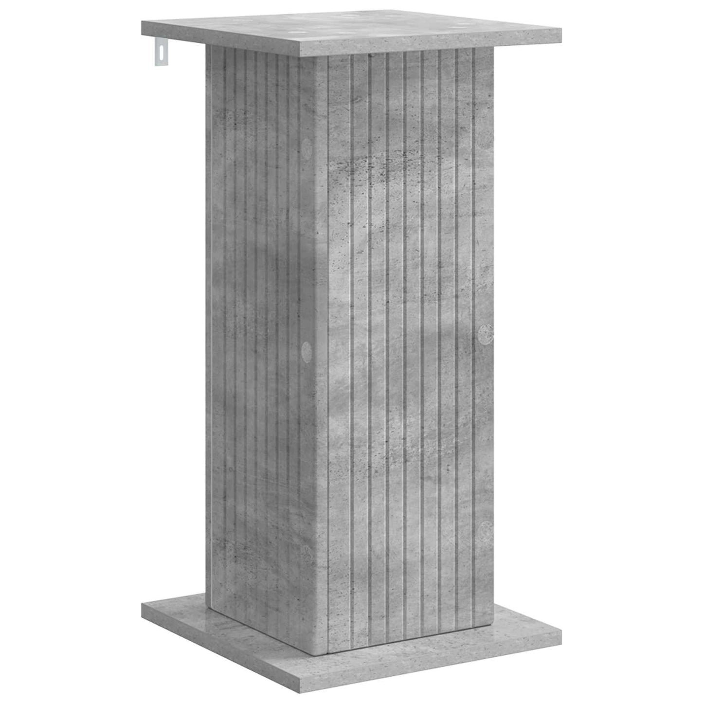 Plant Stand Concrete Grey 30.5 x 30 x 60.5 cm Engineered Wood