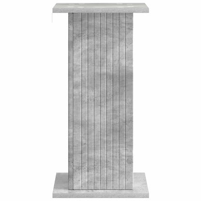 Plant Stand 2 pcs Concrete Grey 30.5 x 30 x 60.5 cm