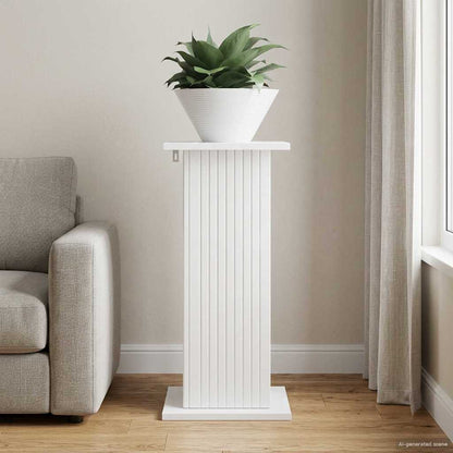 Plant Stand High Gloss White 30.5 x 30 x 60.5 cm