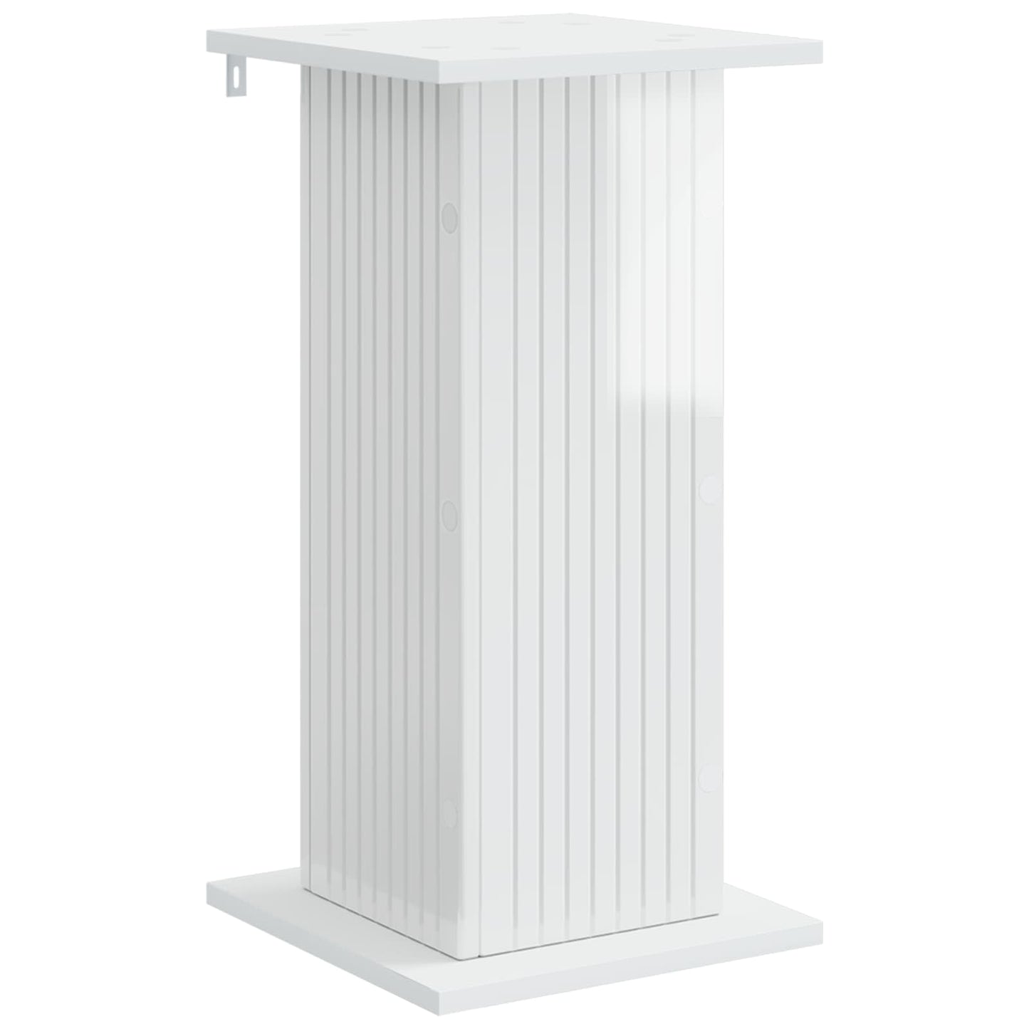 Plant Stand High Gloss White 30.5 x 30 x 60.5 cm