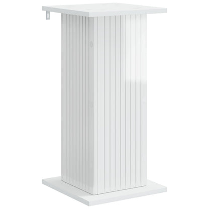 Plant Stand 2 pcs High Gloss White 30.5 x 30 x 60.5 cm