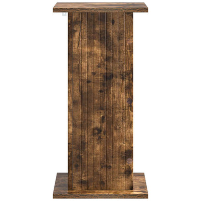 Plant Stand 2 pcs Smoked Oak 30.5 x 30 x 60.5 cm