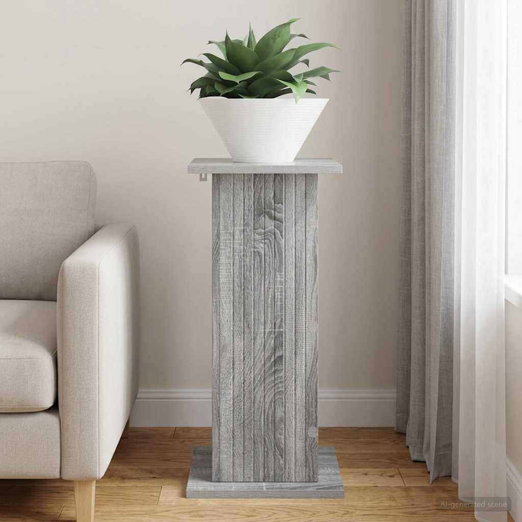 Plant Stand Grey Sonoma 30.5 x 30 x 60.5 cm Engineered Wood