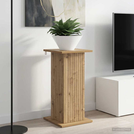 Plant Stand Artisan Oak 30.5 x 30 x 60.5 cm Engineered Wood