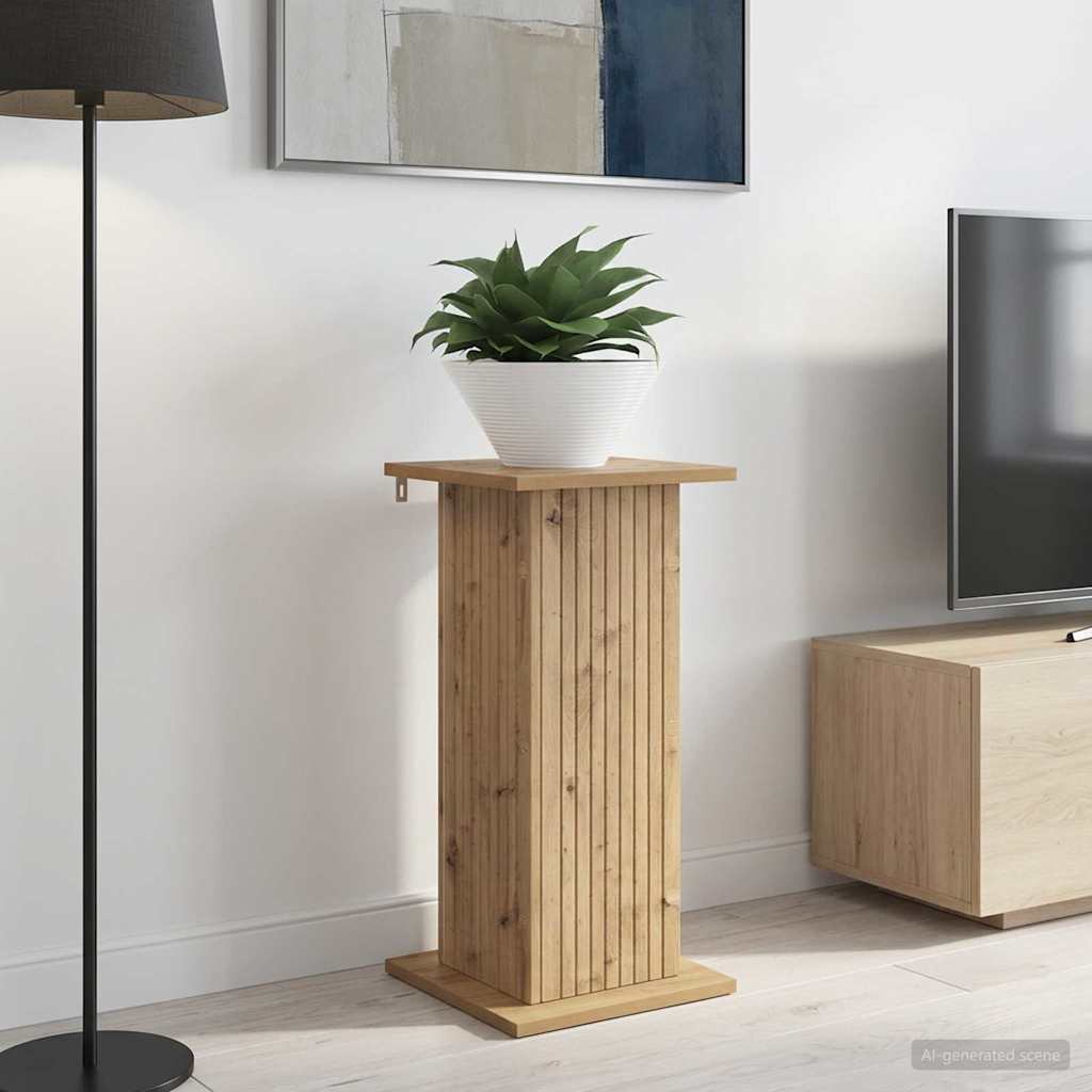 Plant Stand 2 pcs Artisan Oak 30.5 x 30 x 60.5 cm