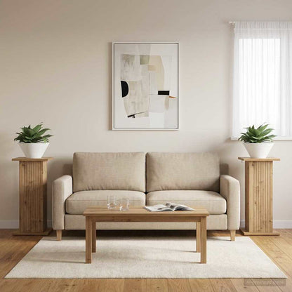 Plant Stand 2 pcs Artisan Oak 30.5 x 30 x 60.5 cm