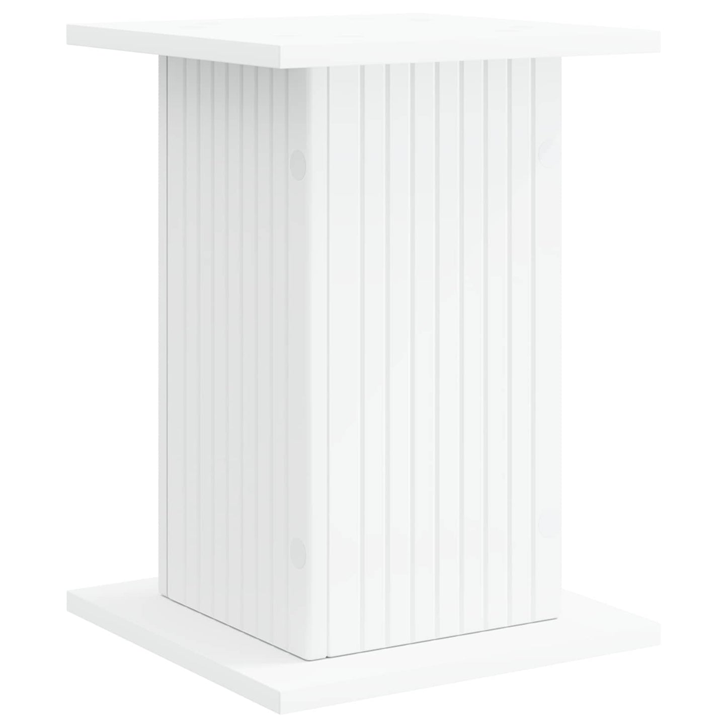 Plant Stand White 30.5 x 30 x 43 cm Engineered Wood
