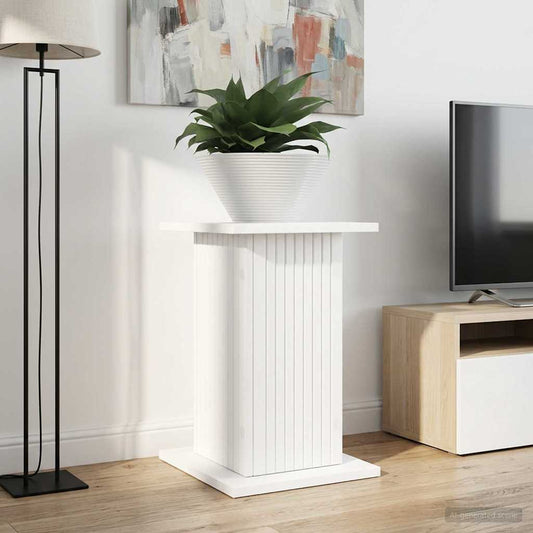 Plant Stand 2 pcs White 30.5 x 30 x 43 cm Engineered Wood