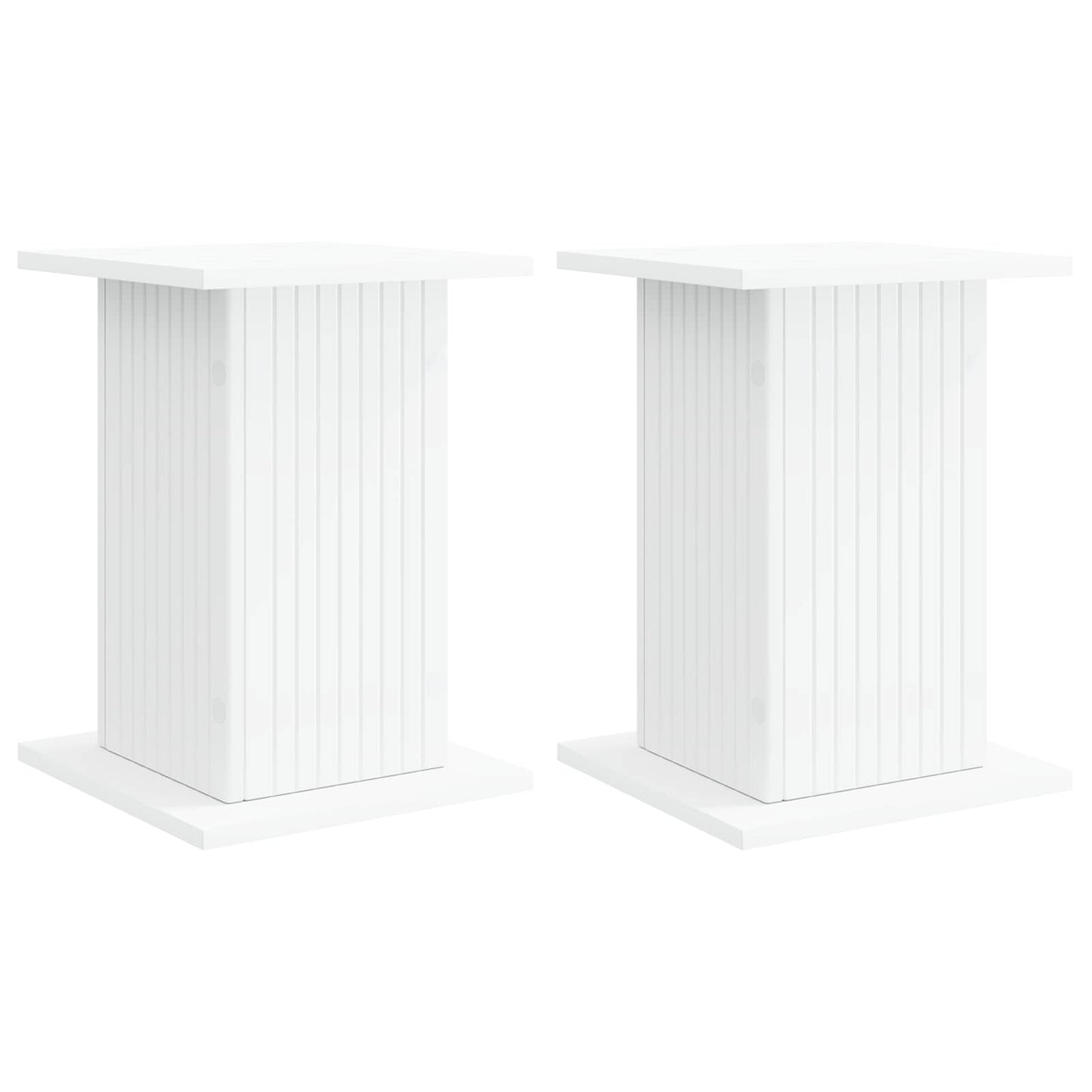 Plant Stand 2 pcs White 30.5 x 30 x 43 cm Engineered Wood