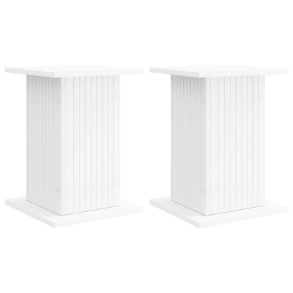 Plant Stand 2 pcs White 30.5 x 30 x 43 cm Engineered Wood