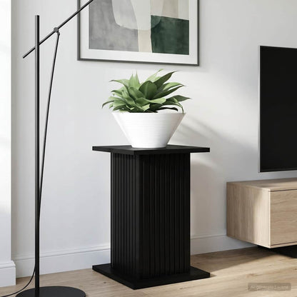 Plant Stand Black 30.5 x 30 x 43 cm Engineered Wood