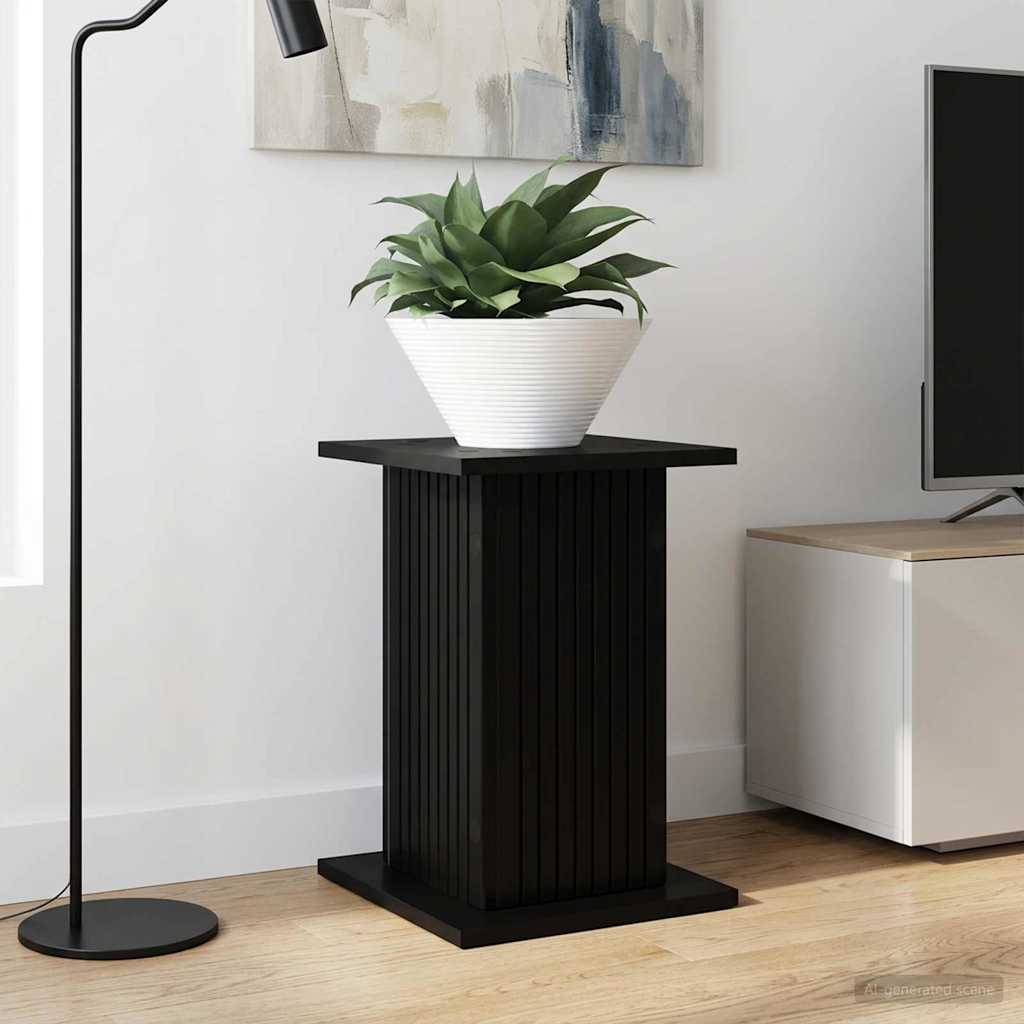 Plant Stand 2 pcs Black 30.5 x 30 x 43 cm Engineered Wood