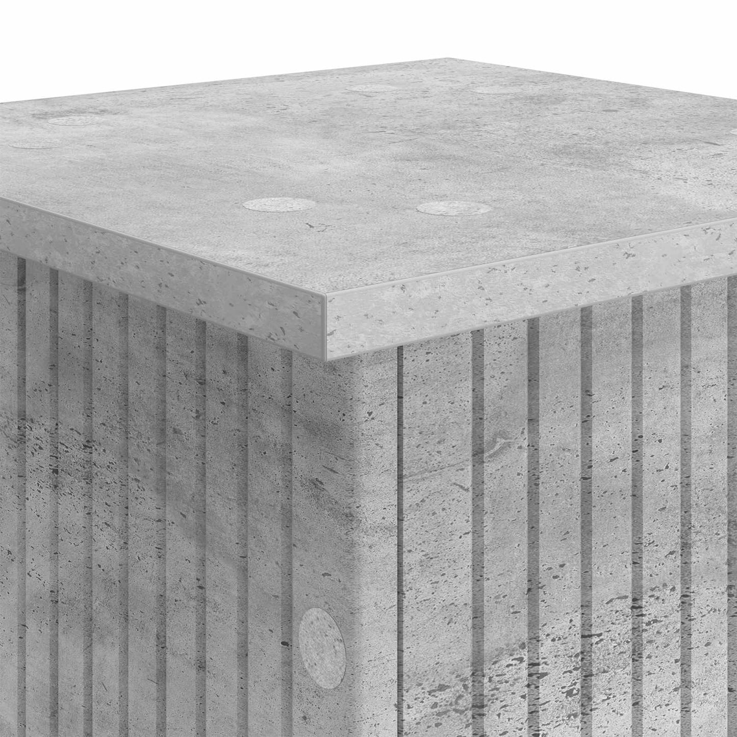 Plant Stand Concrete Grey 30.5 x 30 x 43 cm Engineered Wood